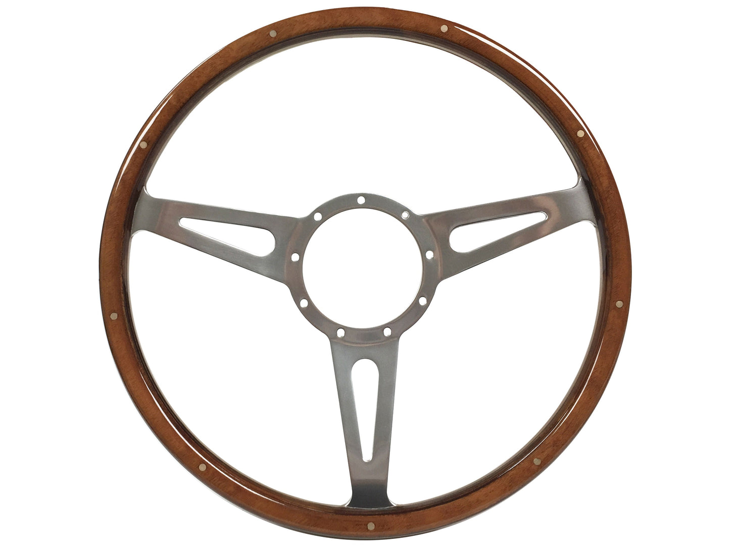 1975-77 Ford Bronco Steering Wheel Kit | Deluxe Walnut Wood | ST3053