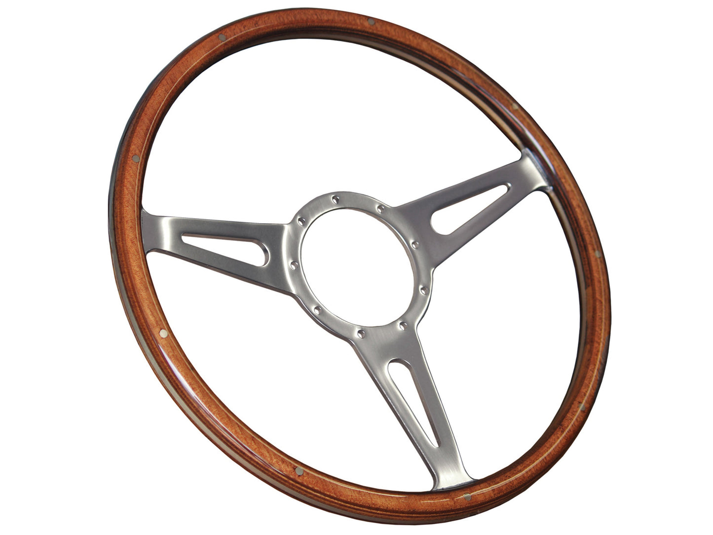 1975-77 Ford Bronco Steering Wheel Kit | Deluxe Walnut Wood | ST3053