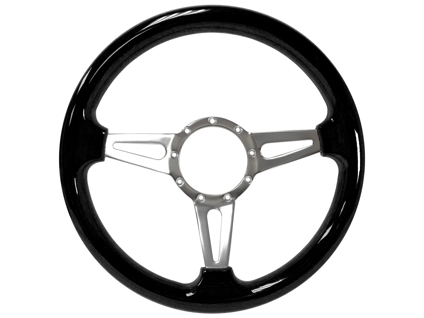 1965-69 Ford Falcon Steering Wheel Kit | Black Ash Wood | ST3077