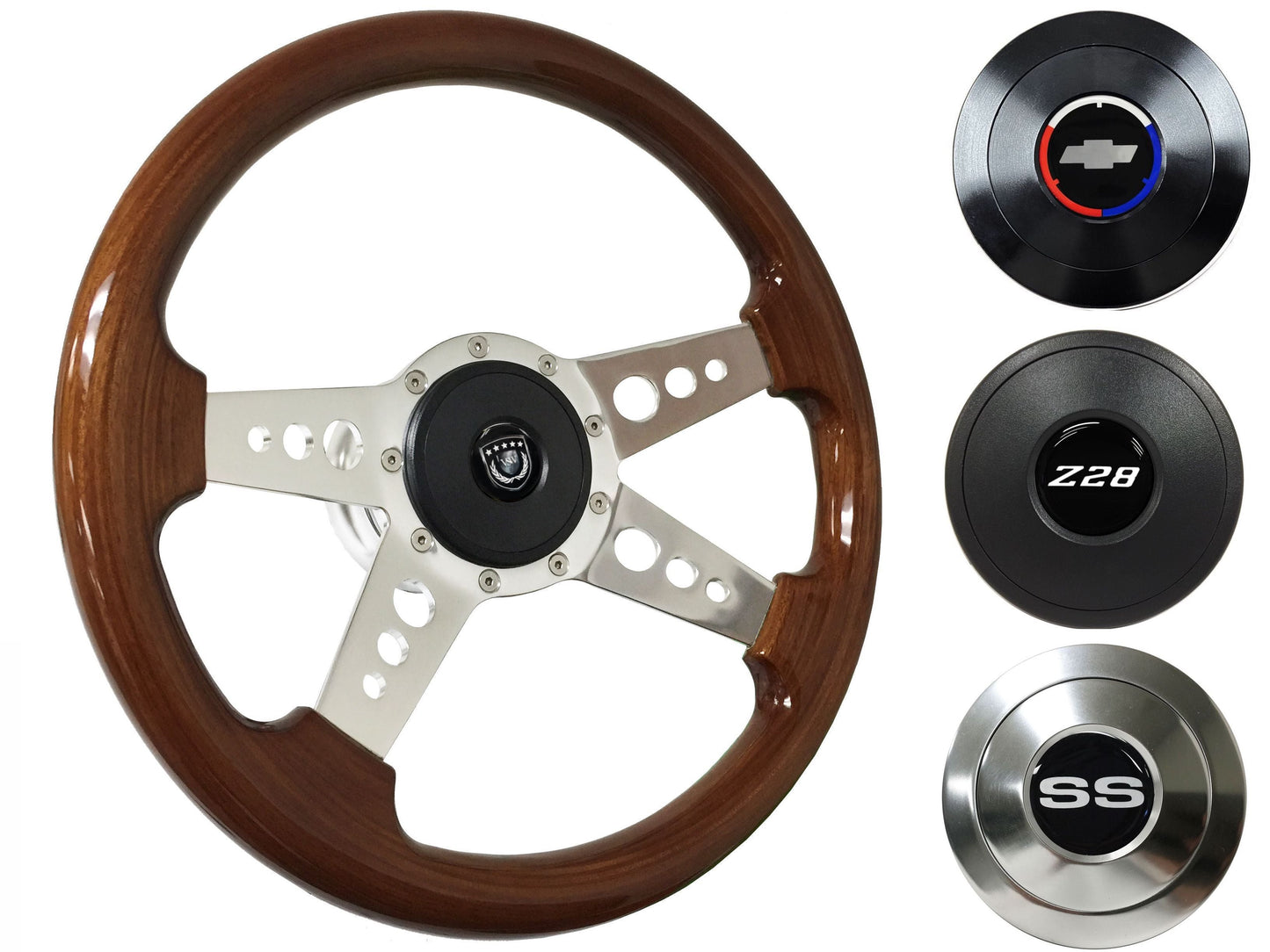 1969-89 Camaro Steering Wheel Kit | Walnut Wood | ST3082