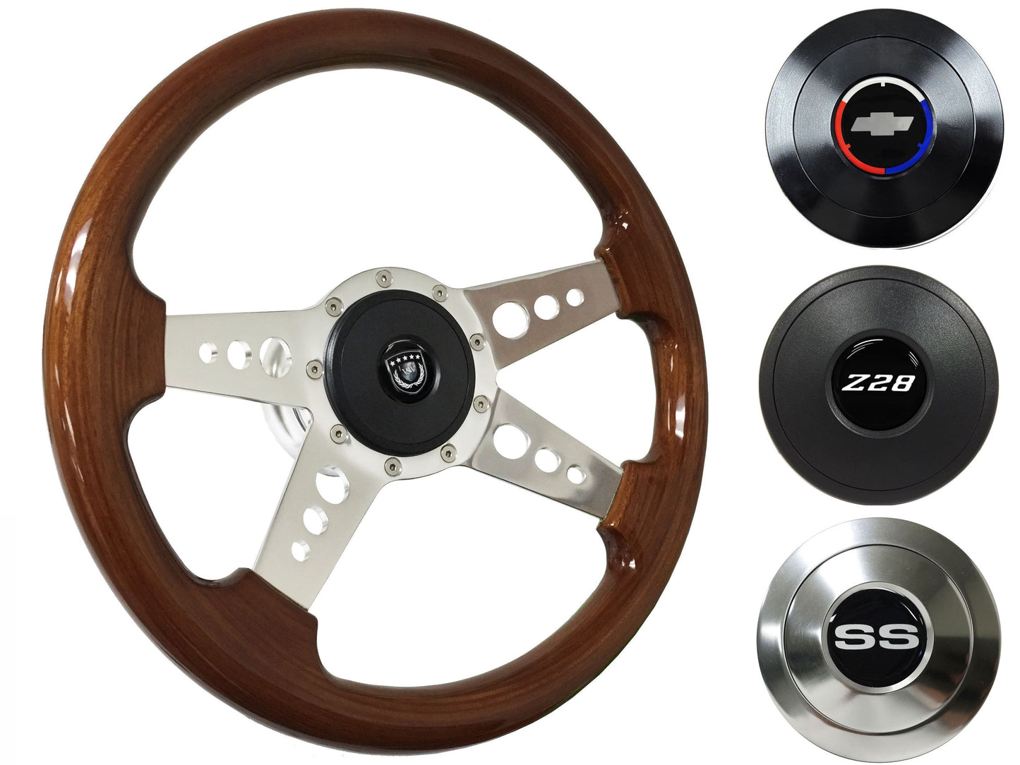 1967-68 Camaro Steering Wheel Kit | Walnut Wood | ST3082