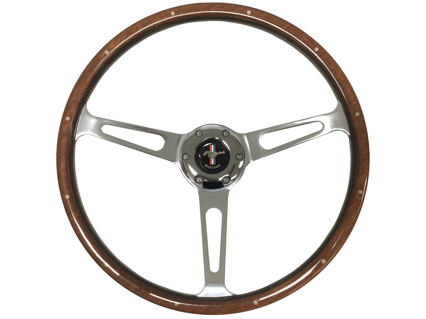1964.5 Ford Mustang Steering Wheel Kit | Deluxe Walnut Wood