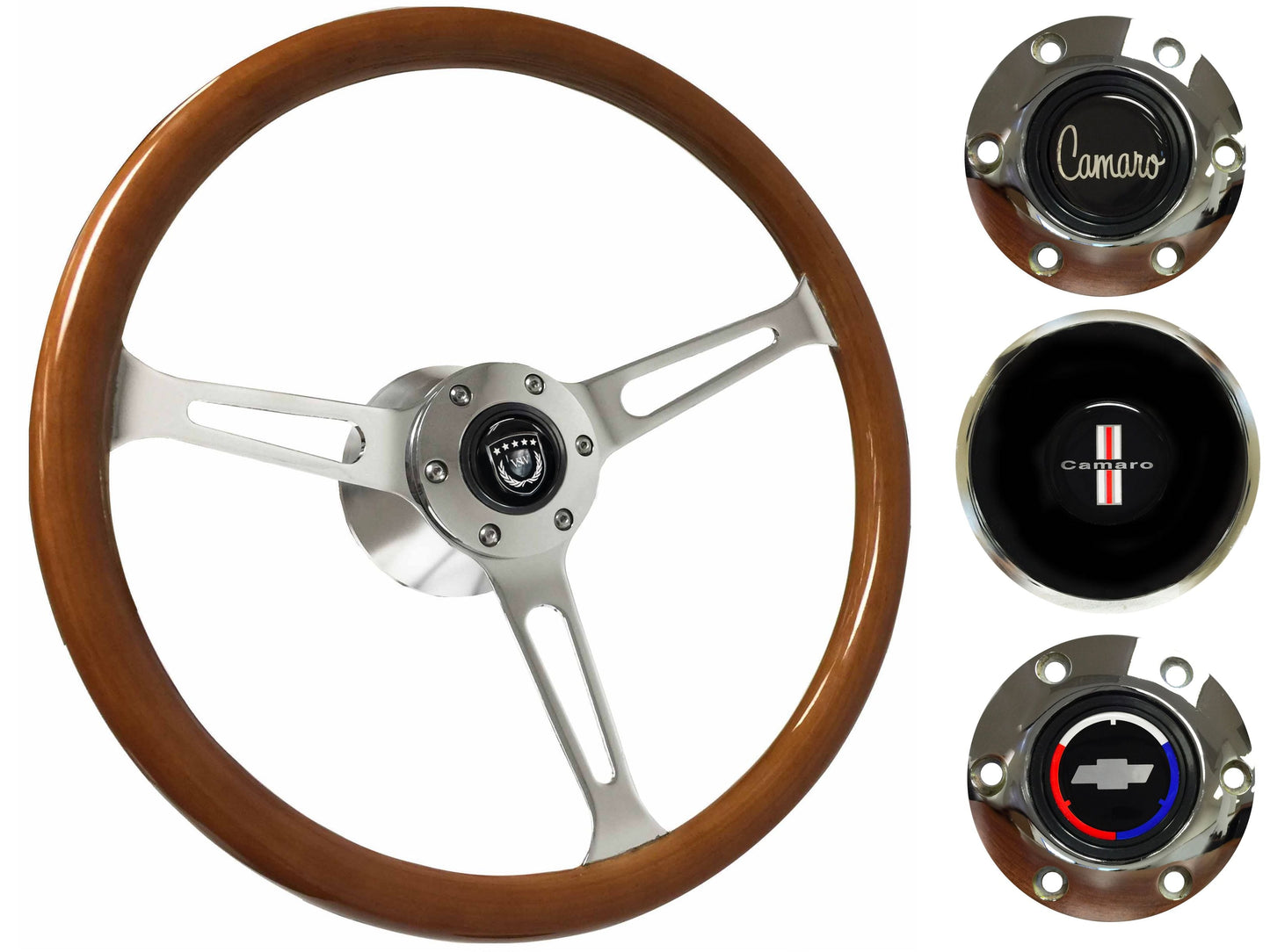 1969-89 Camaro Steering Wheel Kit | Classic Wood | ST3579