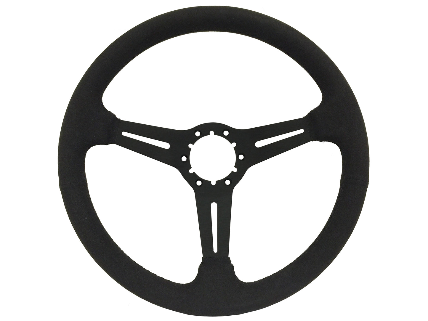 1964.5 Ford Mustang Steering Wheel Kit | Black Ultralux Suede