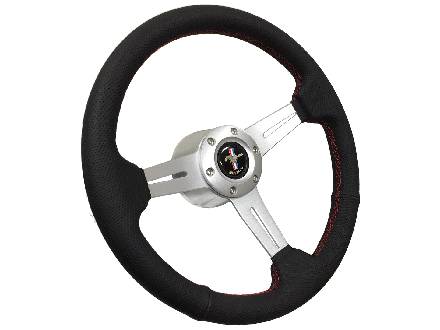 1964.5 Ford Mustang Steering Wheel Kit | Perforated Leather