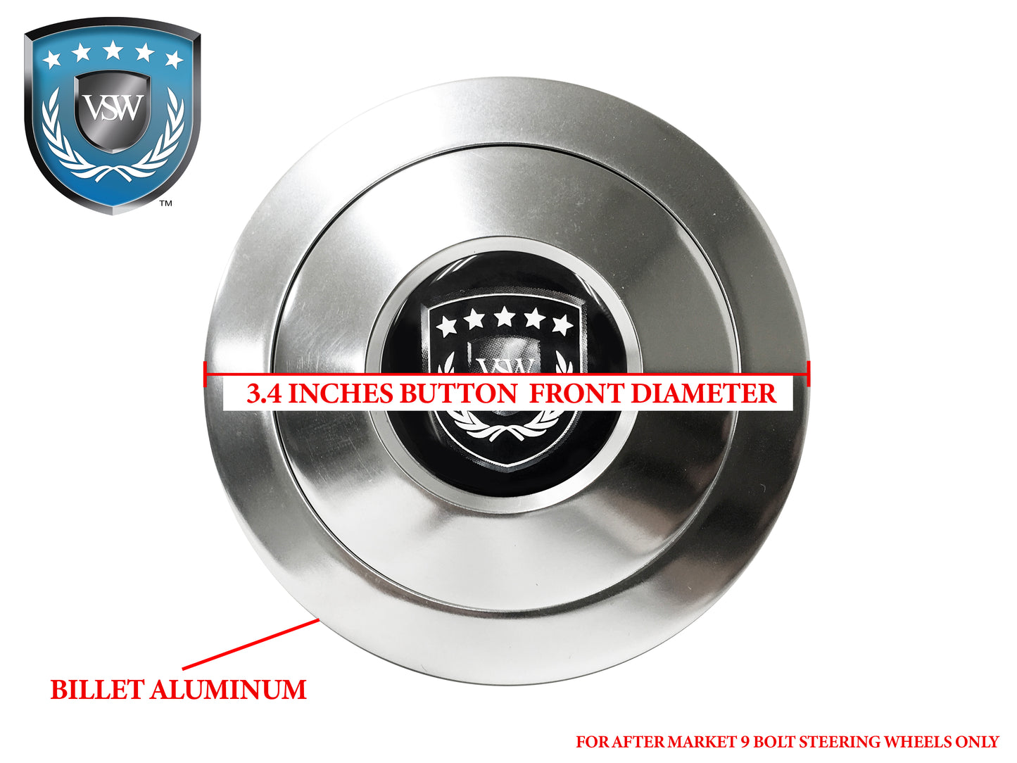 VSW S9 | Castle Emblem | Premium Horn Button | STE1041-21