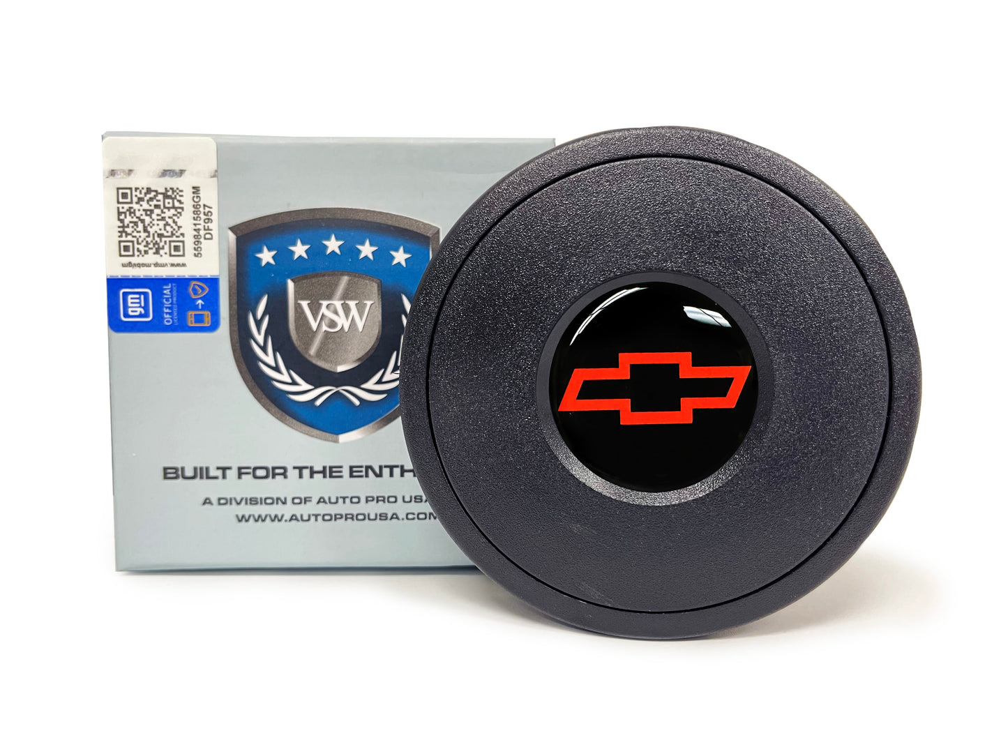 VSW S9 | Chevy Red Bow Tie Emblem | Standard Horn Button | STE1008