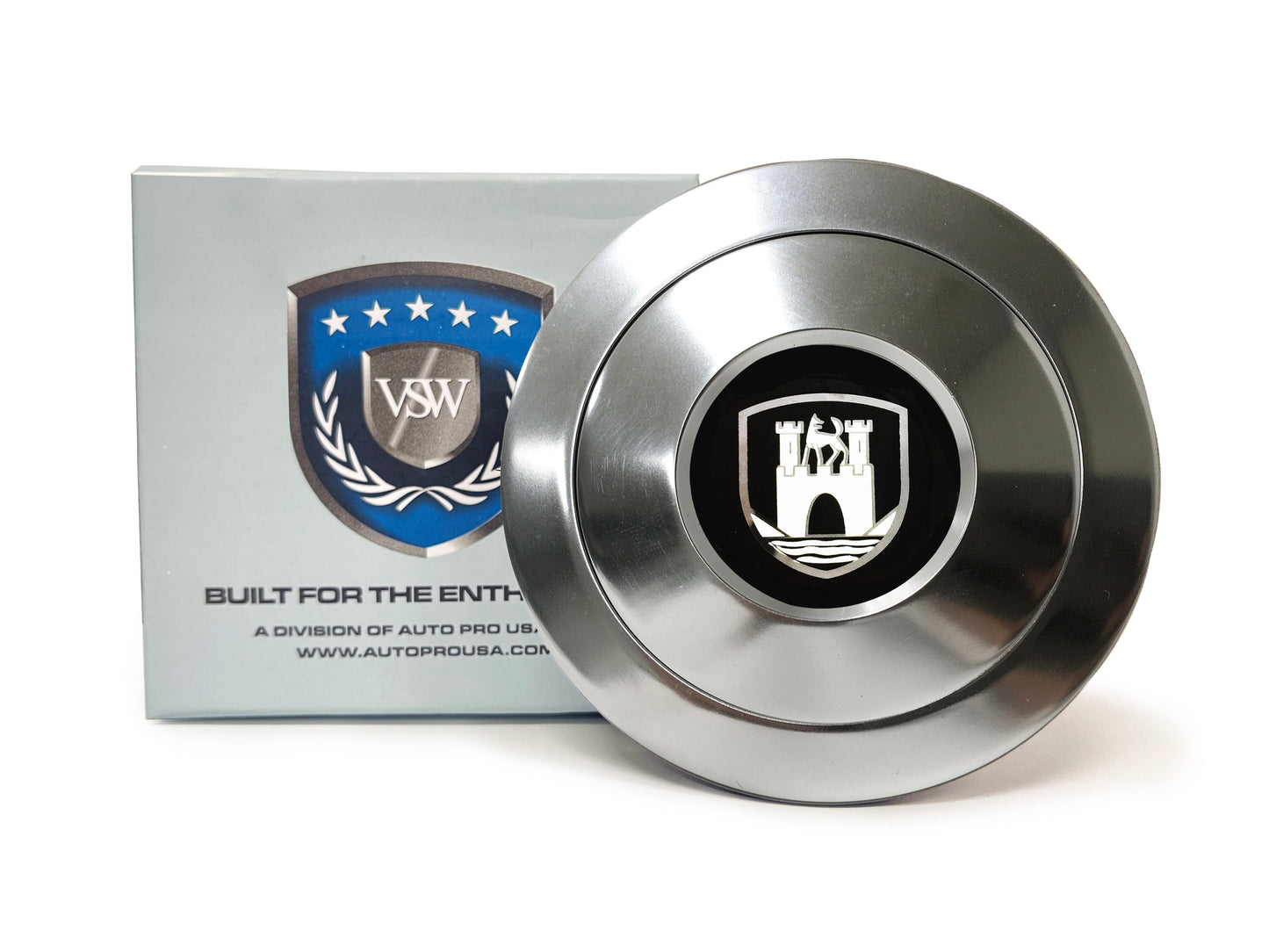Volkswagen 9-Bolt Steering Wheel Castle Kit | Espresso Stained Wood / Premium Billet (Copy)