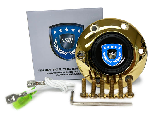 VSW S6 | Blue VSW Emblem | Gold Horn Button | STEVSWBLU-GLD