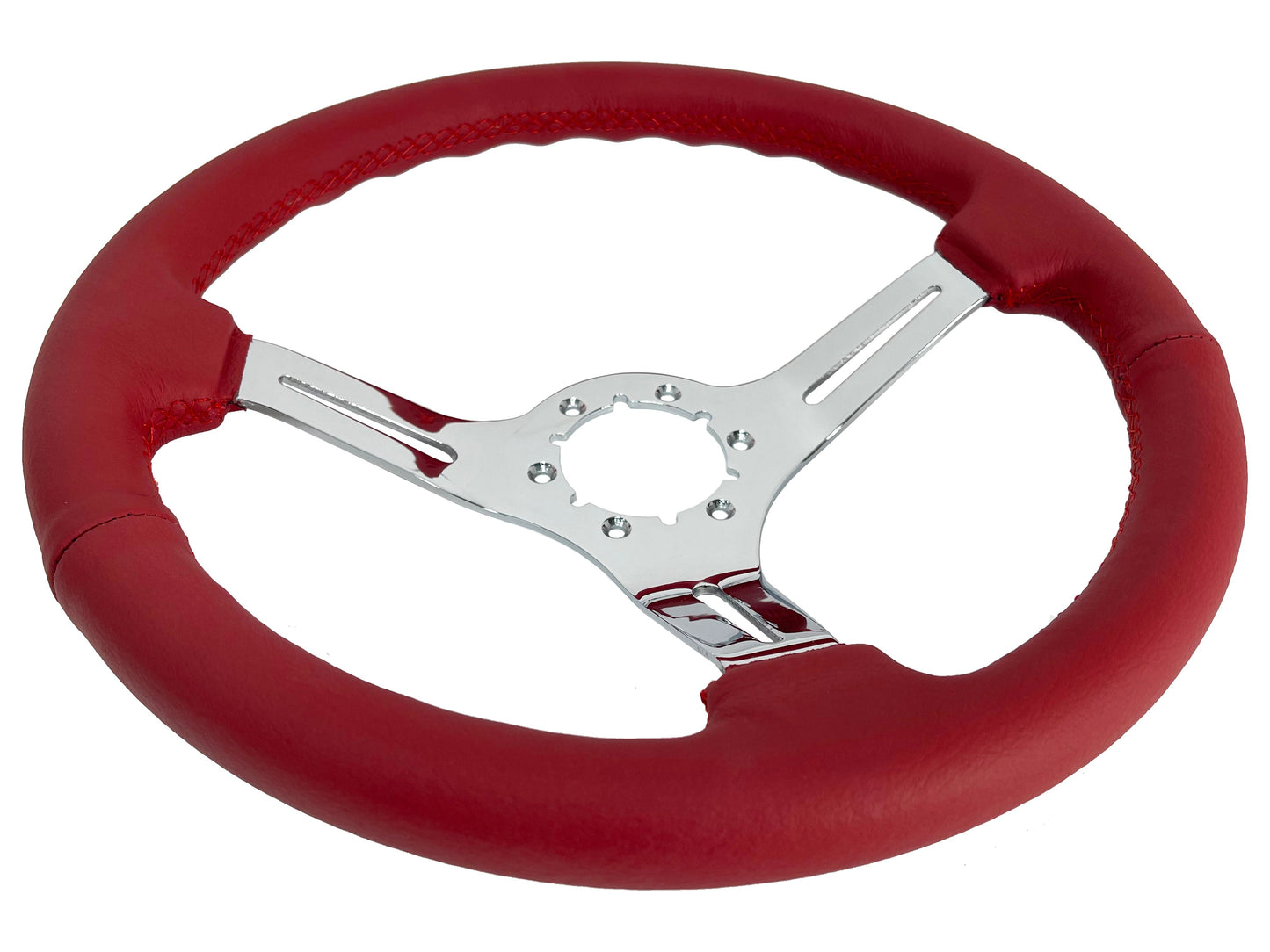 1964.5 Ford Mustang Steering Wheel Kit | Red Leather
