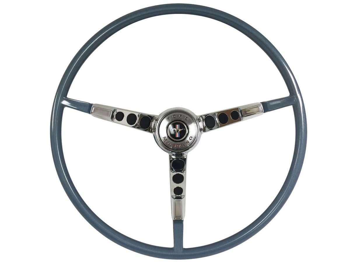 1964.5 Ford Mustang Blue Steering Wheel Kit | ST3033BLUE-KIT