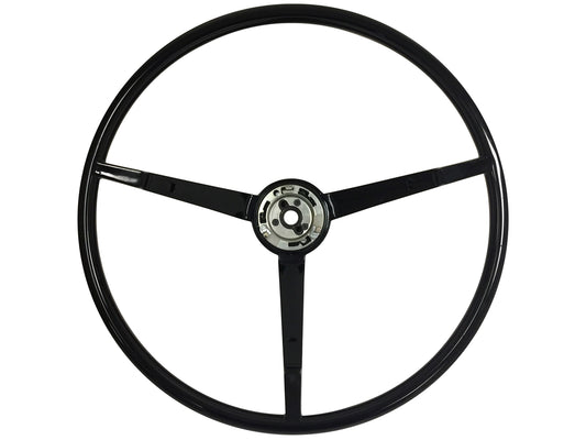 1965-1966 Ford Reproduction Black Steering Wheel | ST3034BLK