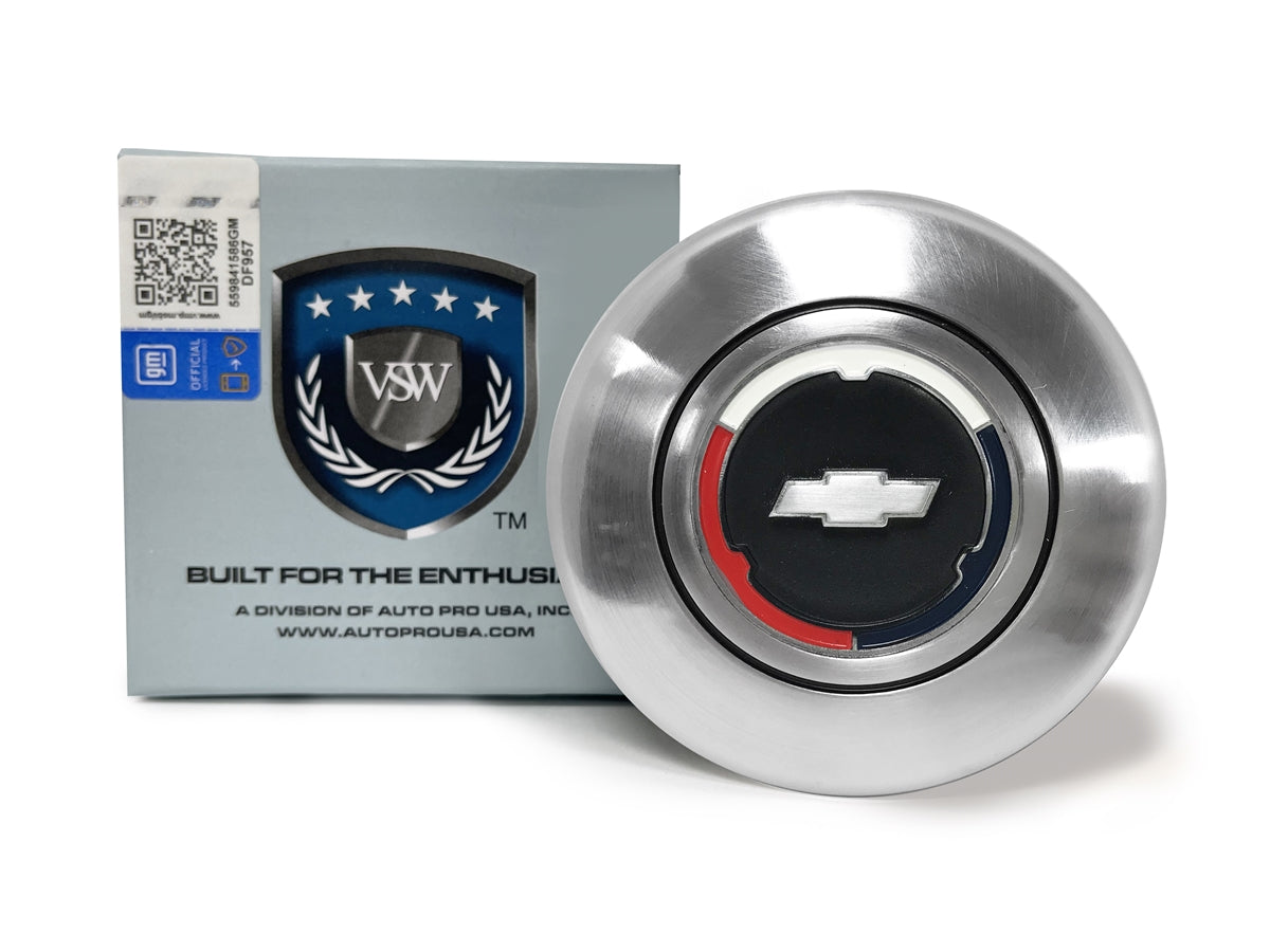OE Replacement Tri-Color Chevy Bow Tie Horn Cap | STB1003