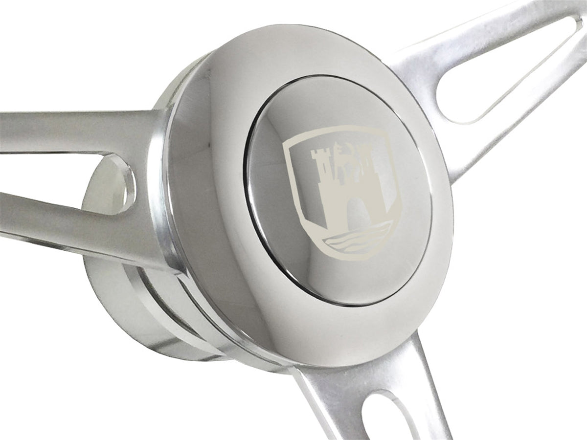 VSW S9 | Laser Etched Castle Emblem | Polished Horn Button | STB1016-41
