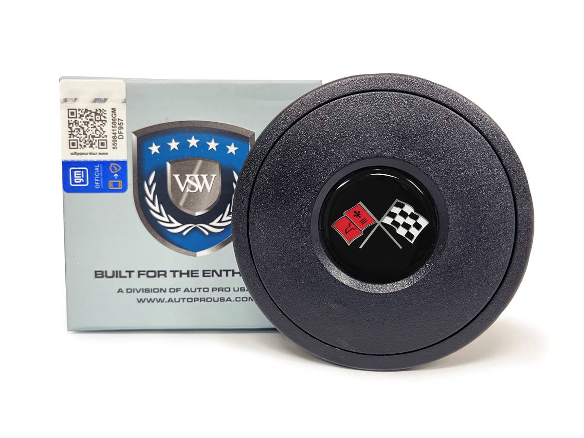 VSW S9 | Cross Flags Emblem | Standard Horn Button | STE1013