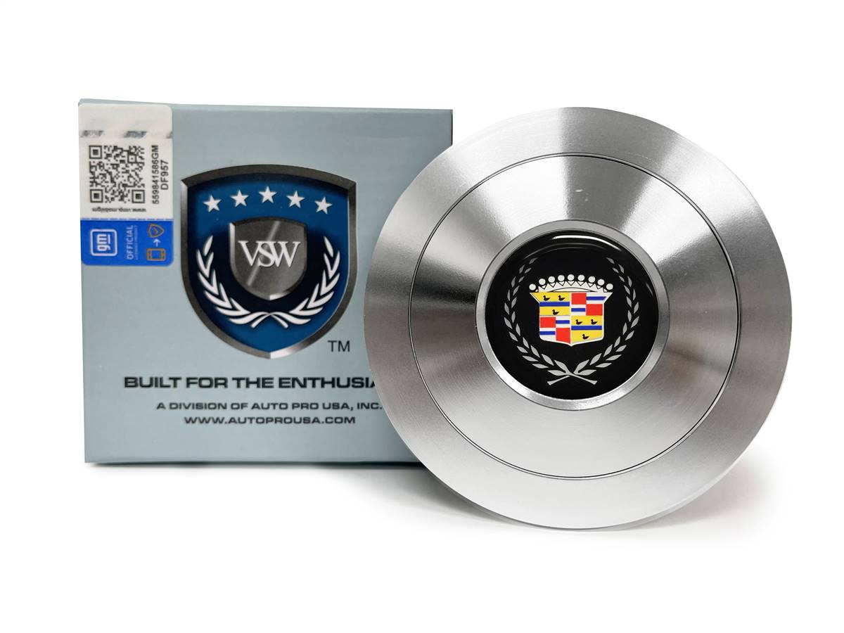 VSW S9 | Cadillac Crest & Wreath Emblem | Premium Horn Button | STE1016-21
