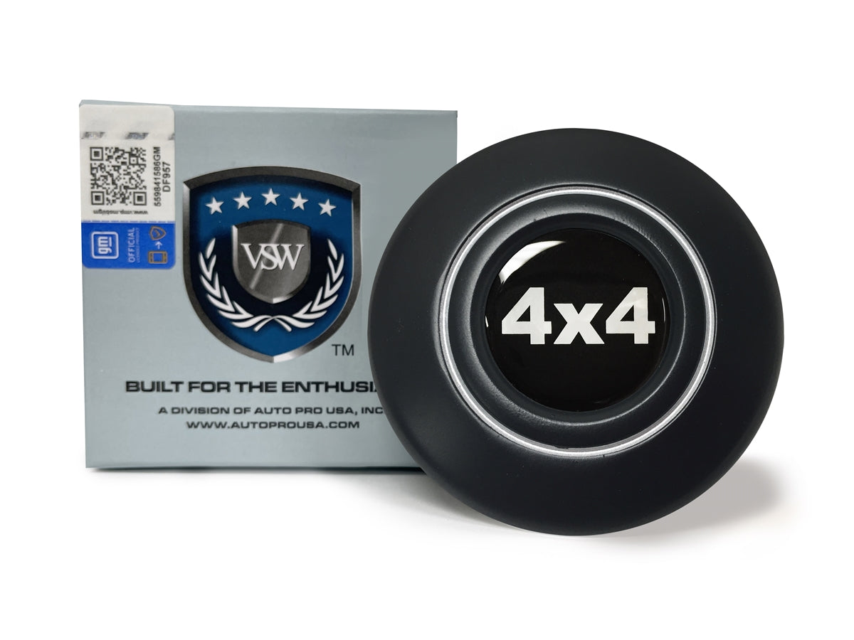VSW Retro Series | 4x4 Black Horn Cap | STE1017-19B