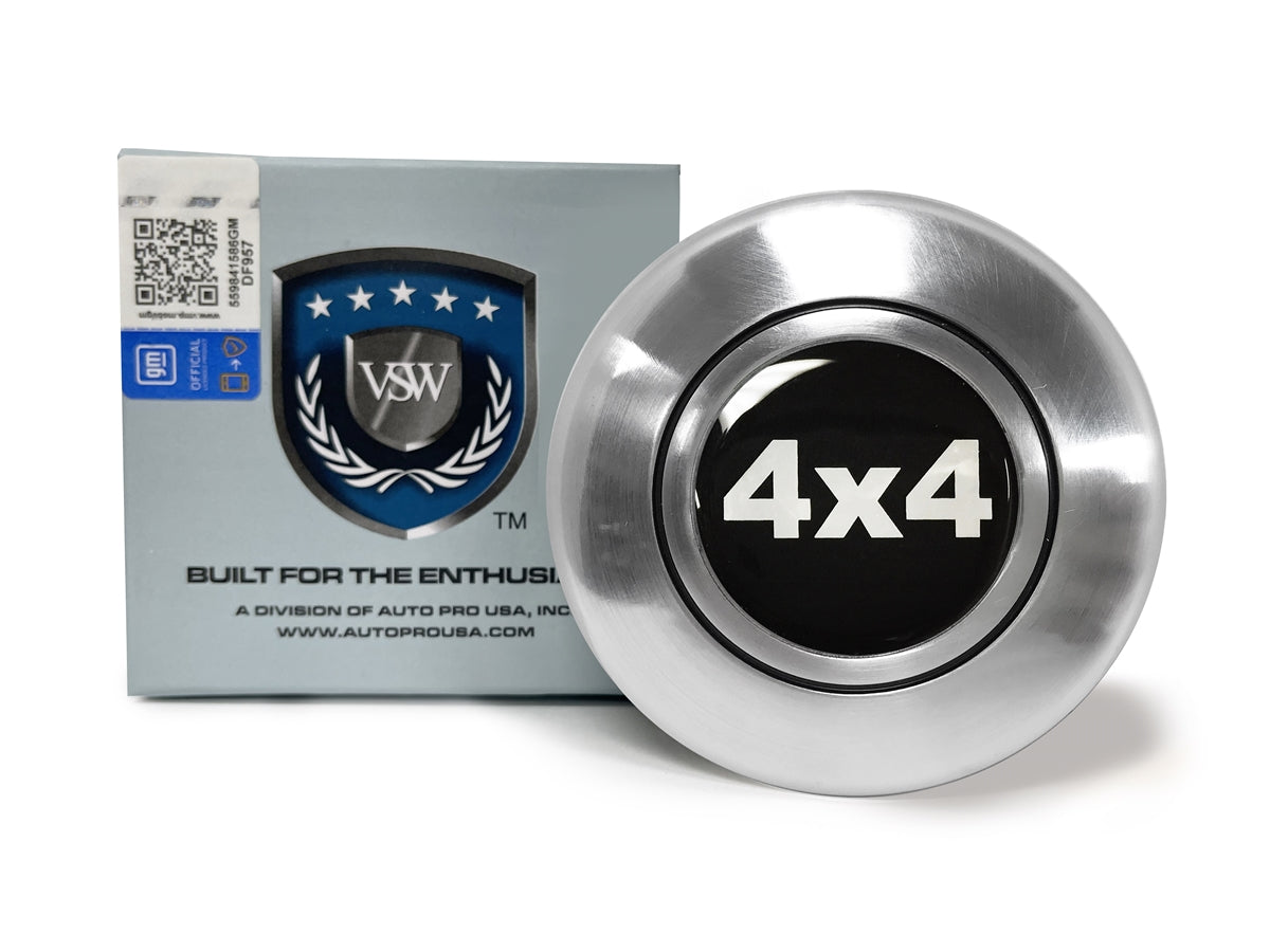 VSW Retro Series | 4x4 Silver Horn Cap | STE1017-19S