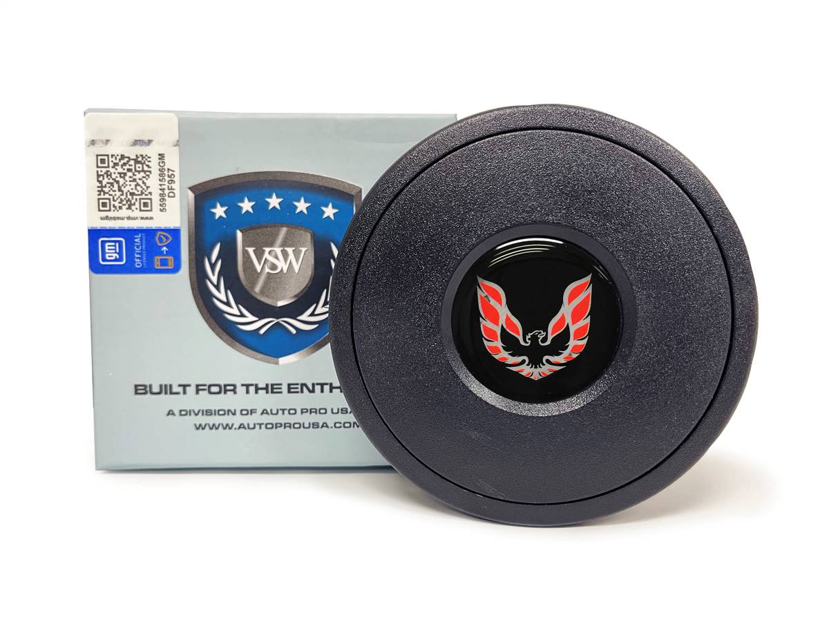 VSW S9 | Red Pontiac Firebird Emblem, 1970-81 | Standard Horn Button | STE1021
