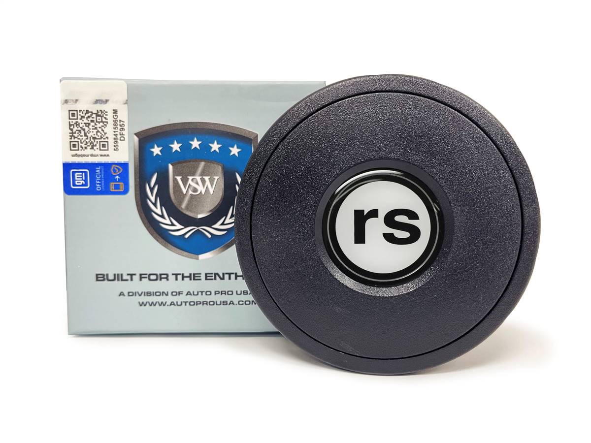 VSW S9 | White Chevy RS Emblem | Standard Horn Button | STE1025