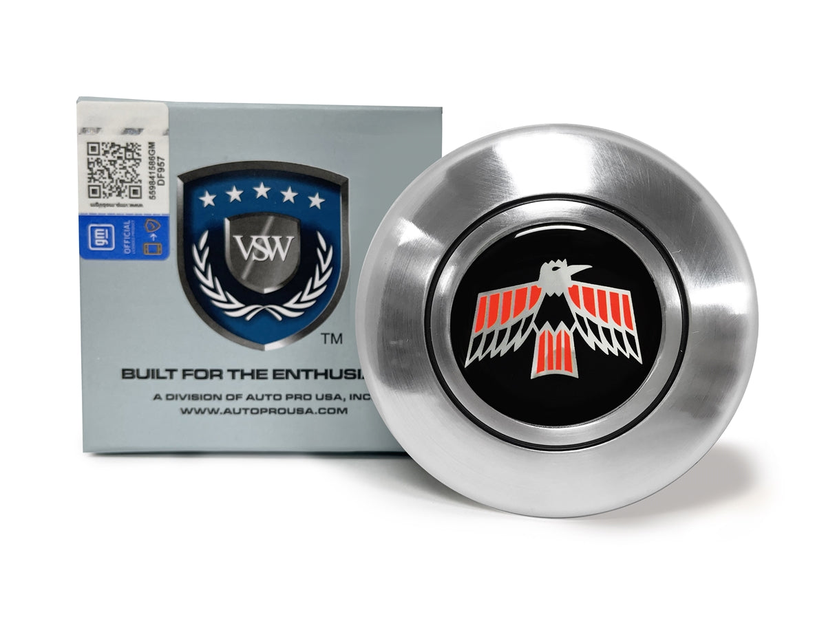 VSW Retro Series | Pontiac Firebird, 1967-69 | Silver Horn Cap | STE1029-19S