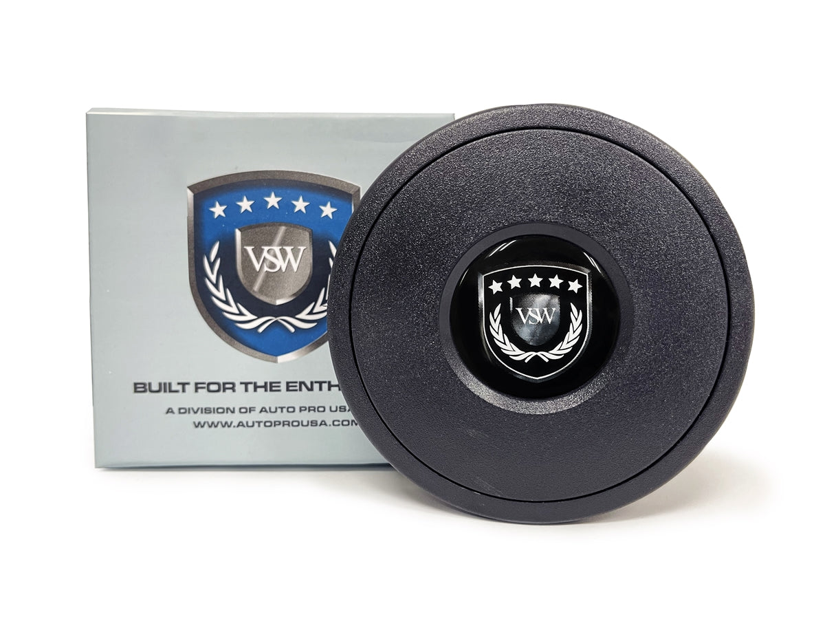 VSW S9 | Black VSW Emblem | Standard Horn Button | STEVSWBLK