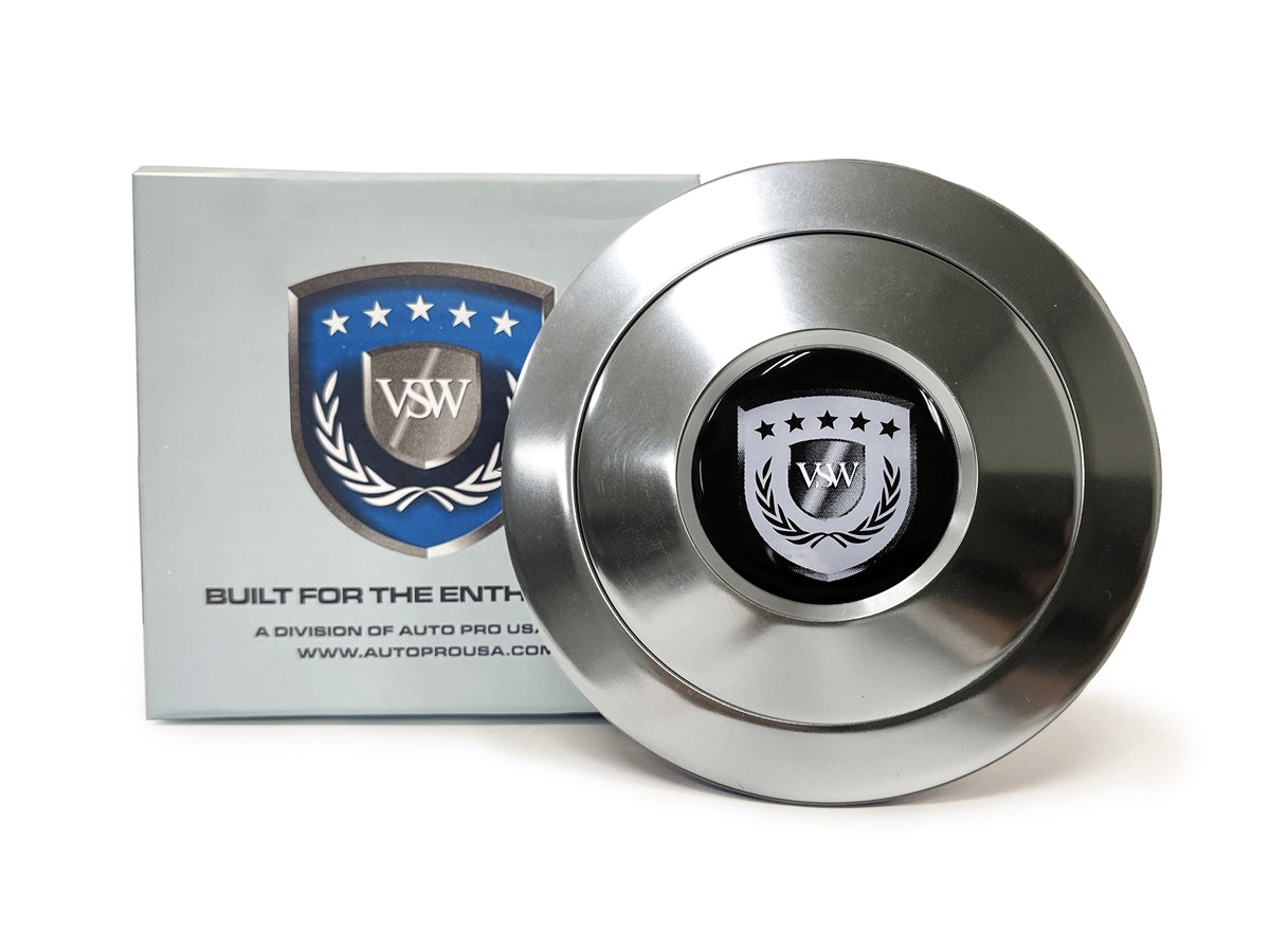 VSW S9 | Chrome VSW Emblem | Premium Horn Button | STEVSWSIL-21