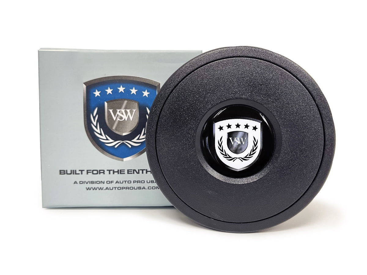VSW S9 | White VSW Emblem | Standard Horn Button | STEVSWWTE