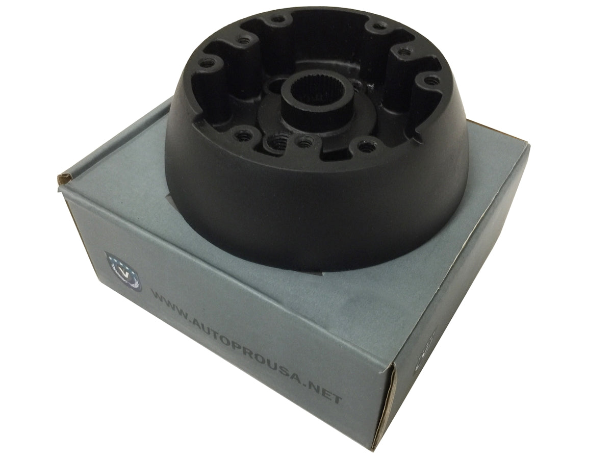 1969-1989 GM Wood Wheel Black Adapter | SWA1002BLK