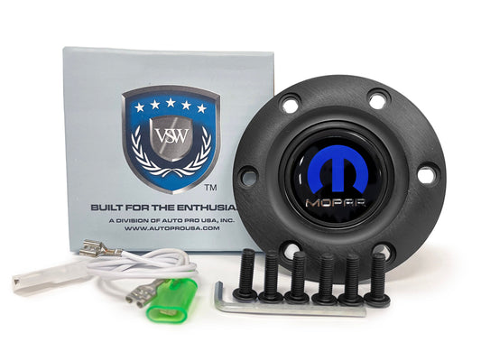 VSW S6 | MOPAR Emblem | Black Horn Button | STE2001BLK