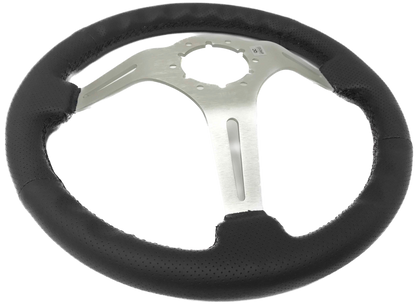 1967-68 El Camino Steering Wheel Kit | Perforated Leather | ST3587BLK-BLK