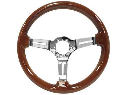 1984-04 Ford Mustang Steering Wheel Kit | Mahogany Wood | ST3011