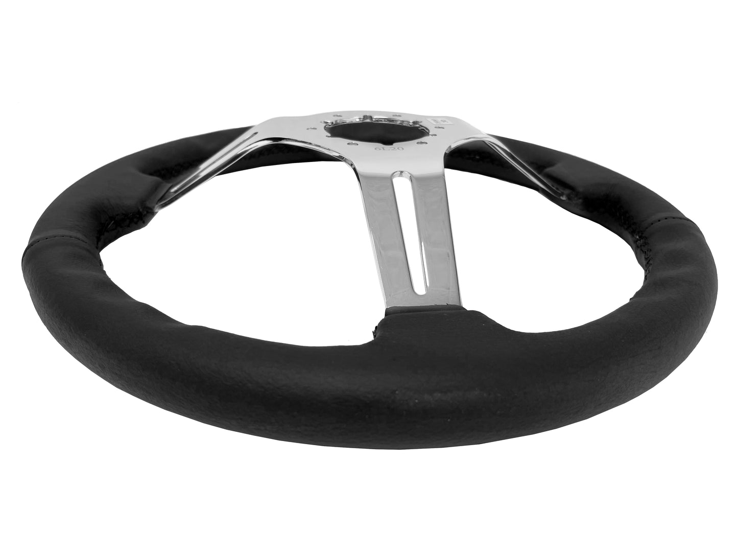 1964.5 Ford Mustang Steering Wheel Kit | Black Leather