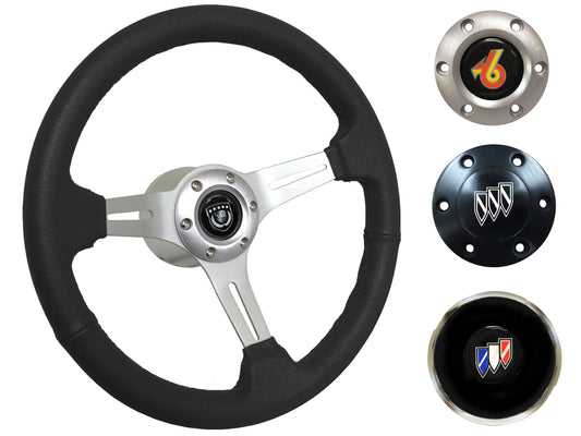 1969-89 Buick Steering Wheel Kit | Black Leather | ST3014BLK