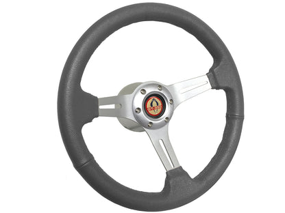 1964.5 Ford Mustang Steering Wheel Kit | Grey Leather