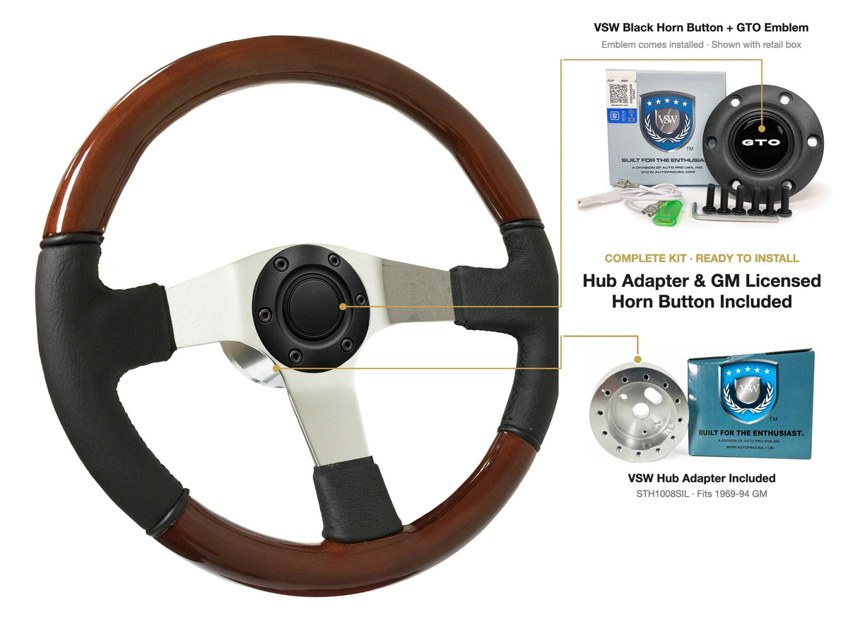 ST3019 kit - Black button, GTO emblem