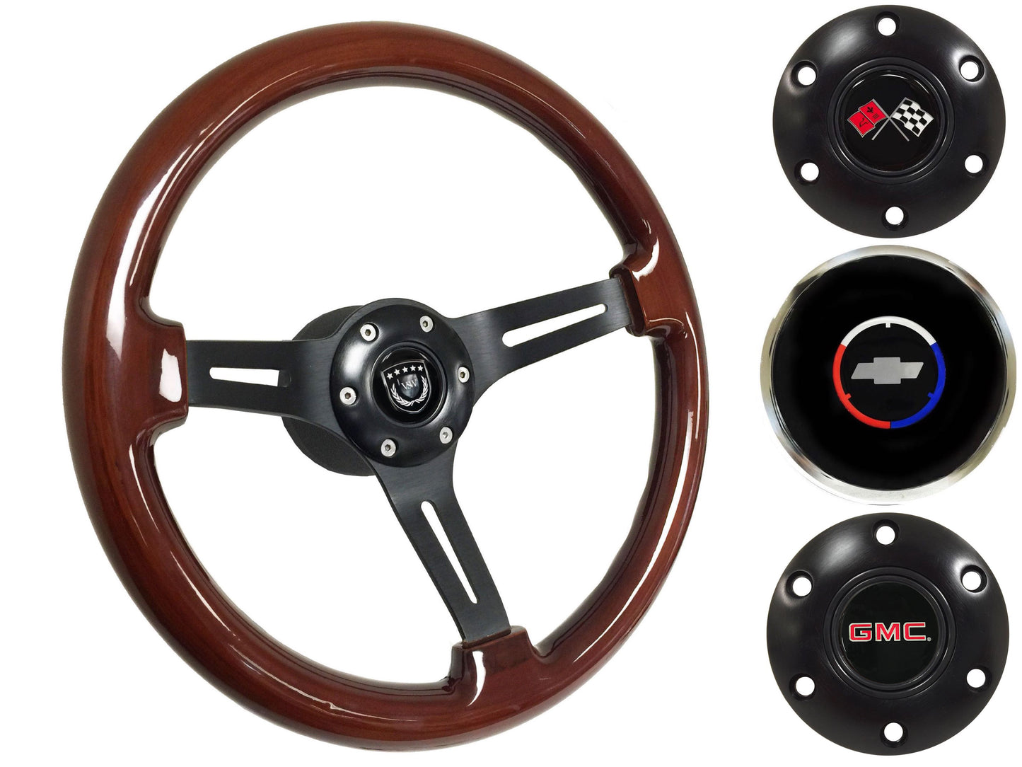 1960-73 Chevy Truck, GMC Steering Wheel Kit | Walnut Wood | ST3027