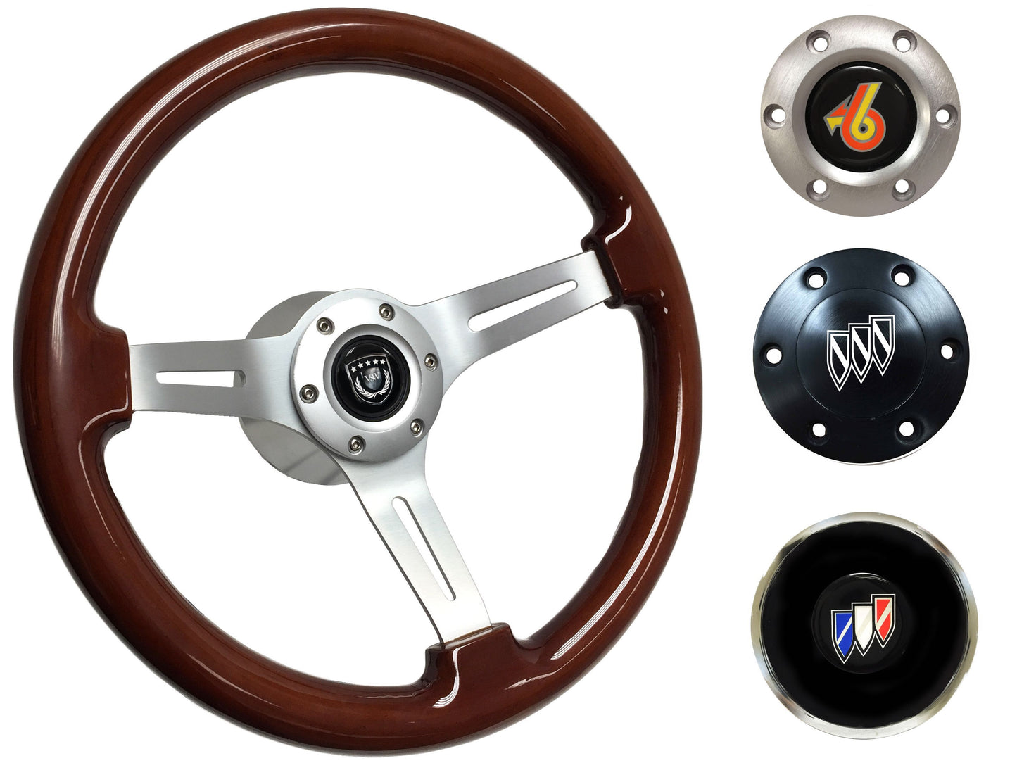 1967-68 Buick Steering Wheel Kit | Mahogany Wood | ST3027S