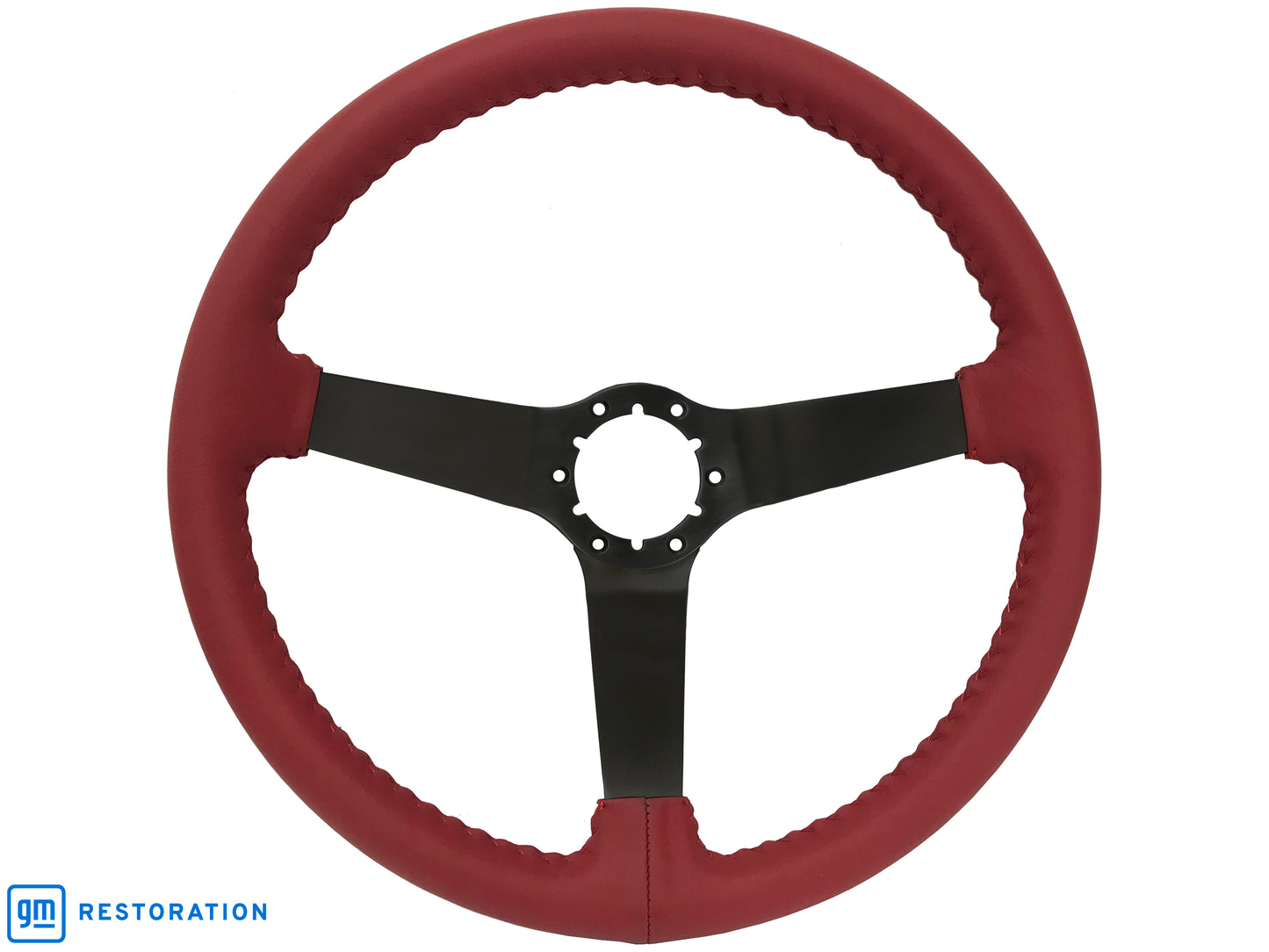 VSW S6 Step Series Steering Wheel | Red Leather, Black | ST3029RED