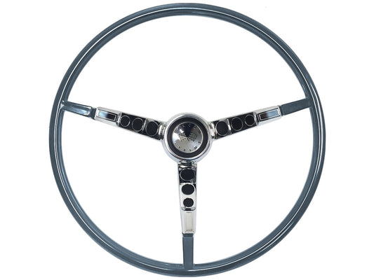 1963 - 1964 Ford Falcon Blue Steering Wheel Kit | ST3033BLU-FALCON-KIT
