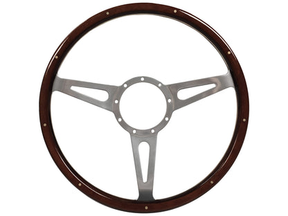 1963-64 Ford Falcon Steering Wheel Kit | Deluxe Espresso Wood | ST3053A