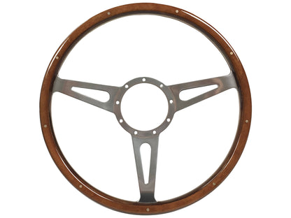 1969-89 Camaro Steering Wheel Kit | Deluxe Walnut Wood | ST3053