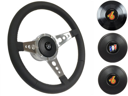 1969-89 Buick Steering Wheel Kit | Black Leather | ST3056