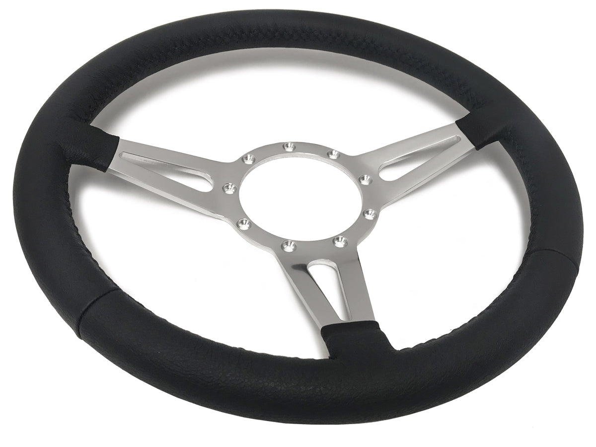 1960-73 Chevy Truck, GMC Steering Wheel Kit | Black Leather | ST3059