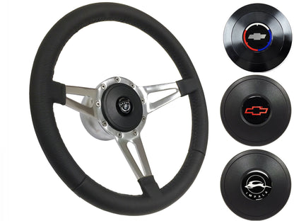 1969-85 Impala Steering Wheel Kit | Black Leather | ST3059