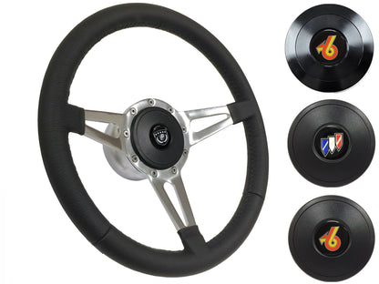 1967-68 Buick Steering Wheel Kit | Black Leather | ST3059