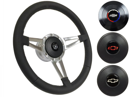 1970-88 Monte Carlo Steering Wheel Kit | Black Leather | ST3059