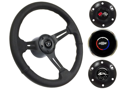 1969-85 Impala Steering Wheel Kit | Black Leather | ST3060BLK