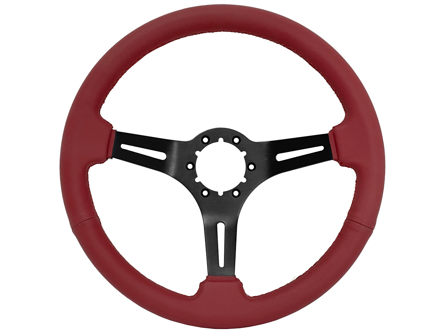 1960-73 Chevy Truck, GMC Steering Wheel Kit | Red Leather | ST3060RED