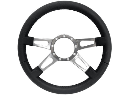 1963-64 Ford Falcon Steering Wheel Kit | Black Leather | ST3070